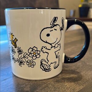 Snoopy Peanuts Woodstock Flowers Mug 20 oz Dishwasher Microwave Safe Zrike Brand